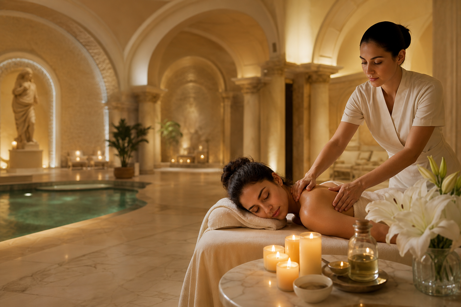 Spa di lusso OroSereno — massaggi in Italia