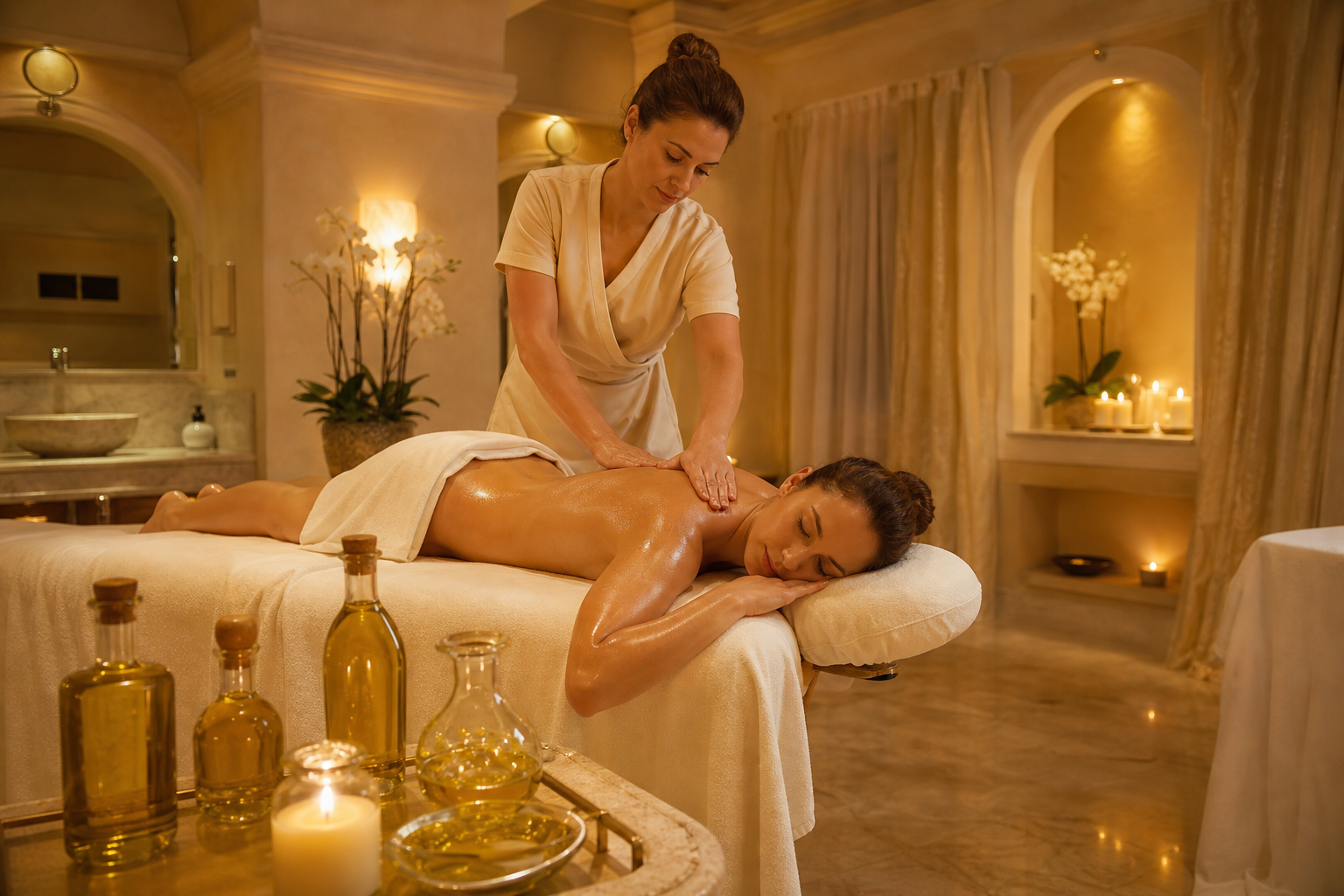 Massaggio corpo completo rilassante